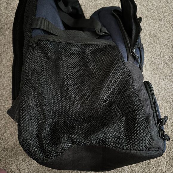 LARIPOP Large Adult Travel Bag Carry On Backpack Hiking Bag HiNavy Blue/Black - Picture 6 of 6